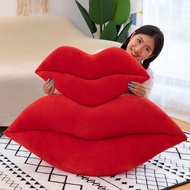 bantal sofa hiasan bantal sofa Bantal Bibir Kreatif Besar Bibir Merah Seksi Comel Pasangan Mainan Plush Hadiah Bantal Kusyen Kusyen Sofa