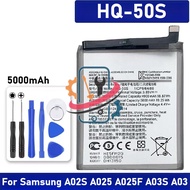 HQ-50S Mobile Phone Battery For Samsung A02S A03S A03 M02S M025 F02s A025 5000mAh Mobile Phone Repla