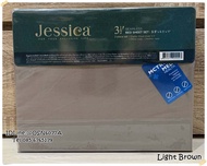 JESSICE ชุดผ้าปูที่นอน (ไม่รวมผ้านวม)  เจสสิก้า สีพื้น ลิขสิทธิ์แท้100% No.1130
