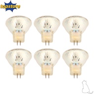 TOPSTORED 6PCS GU4 LED Bulb, 12V 3W MR11 LED Bulb, Easy Glass LED Light Bulb Recessed Lighting