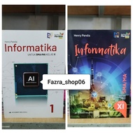 NEW & ORIGINAL Informatics Book ICT REVISION sma ma Class 1 10 X, 2 11 XI Erlangga Independent Curri