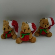 Brown Christmas Bears 3 pieces
