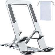 TITACUTE Cell Phone Tablet Stand for Desk Home Office Adjustable 2-Layer Aluminum Mobile Dock Cradle