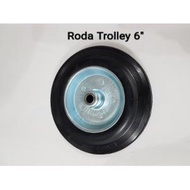 Only 6 Inch Rubber Wheels 6 Inch Trolley Wheels