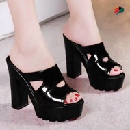 Dép cao gót bản 9 phân