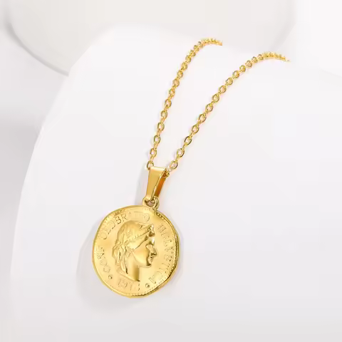 Goddess Aphrodite Cleopatra Artemis Athena Hecate Necklace Stainless Steel Greek Mythology Goddess N