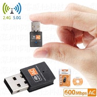 USB wireless WIFI Adapter 600Mbps Dual Band 2.4G / 5G Hz Wireless Lan USB High Speed