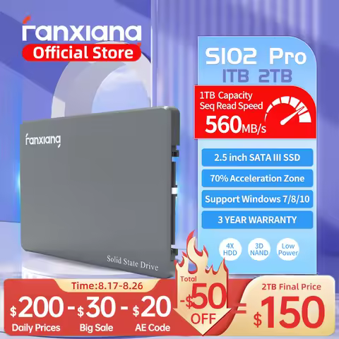 Fanxiang S102 Pro 2.5" SATA SSD 70% Speedup Hard Disk Drive 500GB 1TB 2TB Up to 560MB/s Internal Sol