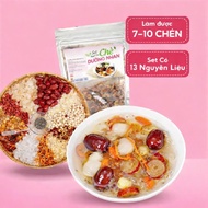 SP7 Snow bird's nest beauty tea set of ingredients 7-10 cups