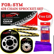 428M-108L SYM E BONUS BONUS110SR JOYRIDE110 HTM SPROCKET SET