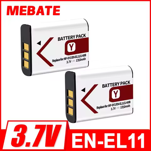1350mah EN-EL11 EL11 NP-BY1 NPBY1 LI-60B Battery for Sony Mini HDR-AZ1 Nikon Coolpix S550 S560 Olymp