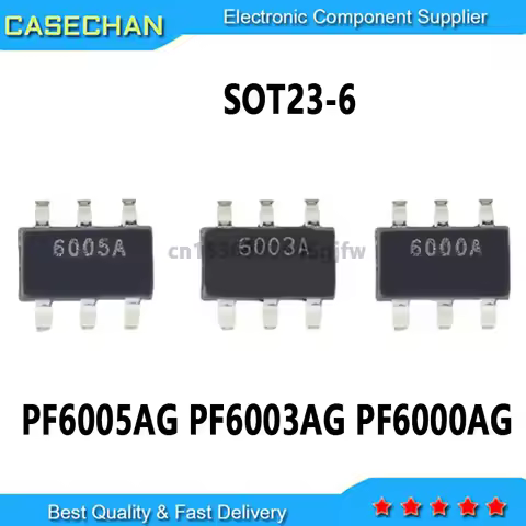 5PCS New PF6000AG PF6003AG PF6005AG 6000A 6003A 6005A SOT23-6 SMD power chip IC