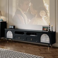 Carpenter - 復古奶油風實木電視櫃客廳茶幾組合帶多功能儲物櫃地櫃W200CM（單個電視櫃）