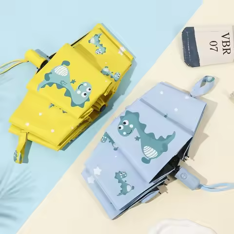 Cute Dinosaur Umbrella Automatic Umbrella Portable Folding Umbrella sunshade umbrella Business Umbre