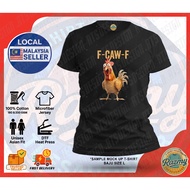 [PARODY] BAJU F CAW F ROUND NECK SHORT SLEEVE T SHIRT COTTON MICROFIBER