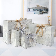 Ins Wind Gift Bag Marble Pattern Packaging Bag Fashion Gift Wedding Candy Paper Bags  Christmas