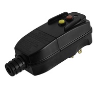 GFCI Plug for Pressure Washer Pool Pump 15Amp 3 Prongs Circuit Breaker Outdoor Waterproof Auto-Reset