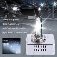 D5S HID Bulbs 6000K Super Bright - Xenon Headlight Replacement for Car, 1 Pair Crisp White Light