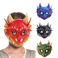 Halloween Animal Dragon Mask Children's Show Headgear Jurassic World Dinosaur Mask Tyrannosaurus Lat