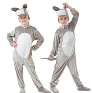 Children New Style Cartoon Animal COS Costume Hippo Little Donkey Jumpsuit Performance Costume Kinde