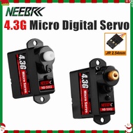 NEEBRC 4.3 Micro Digital Servo Mini Waterproof Servo Metal/plastic Gear For RC Plane Drone Mini Car 