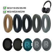 Replacement ear pads are suitable for Bose QuietComfort QC-35 QC-35-II QC-25 QC-15 QC-2 headphones,Ae2/Ae2i/Ae2W SoundLink SoundTrue for increased thickness