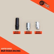 MATA Racing Rays Lugnut Star Eye Car Wheel Nut Bolt Adapter