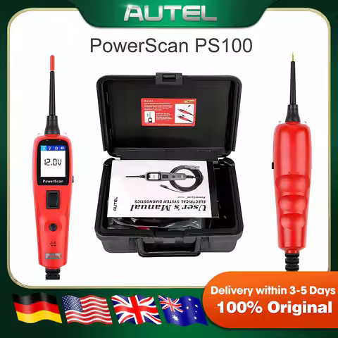 Autel PowerScan PS100 Electrical System Diagnostic Tool Automotive Circuit Tester Power Circuit Prob