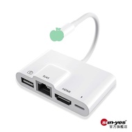 IOS26 Latest Chip|Apple L To RJ45 Network/HDMI Four-In-One Adapter|SY-OTG-A01