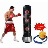 Bao trụ đấm bốc phản xạ tự cân bằng Pure boxing 1.0 kèm bơm cao 155cm (Tặng kèm 1 món quà tri ân) - 