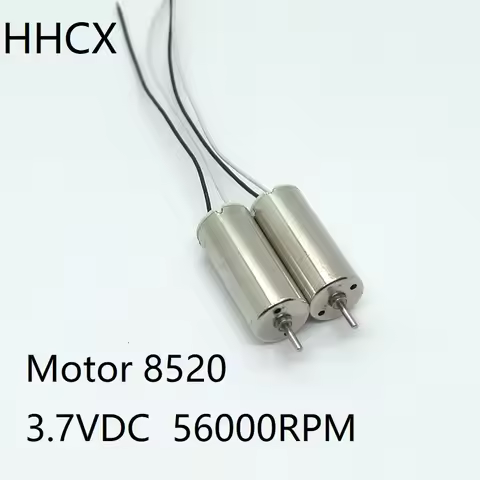 2PCS/LOT Coreless DC Motor 8520 3.7VDC 56000RPM 8.5x20mm NdFeB Super Magnetic Brushless Motor 8.5*20