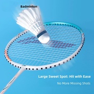 Best LN Thunder 9 Badminton Racket Adult Double Racket Set Carbon Fiber Feather Racket Ultra Light 3