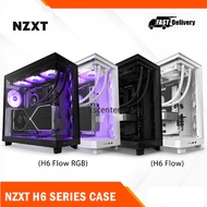 NZXT H6 FLOW BLACK/WHITE/RGB ATX PC CASE