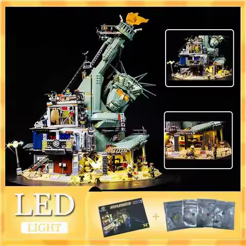 High-Grade DIY LED Lighting Set for Lego Bricks 70840 Welcome to Apocalypseburg!(Only Led Light,With