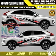 NEW Eclipse Cross Car Sticker Striping Mitsubishi Eclipse Cross Car Sticker