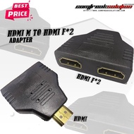 HDMI Male To Dual HDMI Female 1 to 2 Way Splitter Adapter