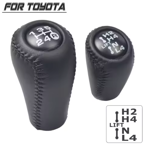 Black Manual Gear Shift Knob For Toyota Land Cruiser FJ70 FJ76 FJ78 FJ79 LC70 LC71 LC76 LC79 Head Ge