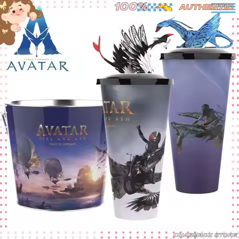Authentic Avatar: Fire and Ash Official Merchandise Collectible Ikran Banshee Nightwraith Cup Straw 