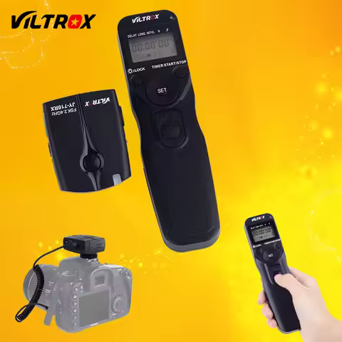 Viltrox JY-710-C3 Wireless Camera LCD Timer Remote Control Shutter Release for Canon 30D 40D 50D 7D 