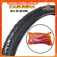 Vỏ Xe Đạp Địa 26x1.95 (50-559) MẪU GAI MỚI Lốp Xe Đạp CASUMINA 26x1.95  MẪU GAI MỚI  Săm Vỏ Ruột Lốp