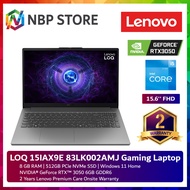 Lenovo LOQ 15IAX9E 83LK002AMJ 15.6'' FHD 144Hz Gaming Laptop Luna Grey