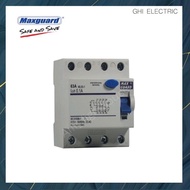 MAXGUARD 40A/63A/100A 4 Pole 100mA RCCB / ELCB