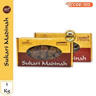 Kurma Sukari Ruthob 1kg Kardus / Sukari Madinah / Kurma Sukari Premium / Korma Basah / Kurma Sukari