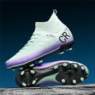 2026 New High top Football Shoes Men and Women Children Boys and Girls Spike AG Professional Game Tr