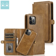 Ốp Da PU Có Thể Tách Rời Dành Cho iPhone 12/I12 Mini/I12 Pro/I12 Pro Max/ iPhone 13/ 13 Pro / 13 Pro