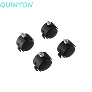 QUINTON Chair Wheel Swivel Rotating Sliding For Industrial Furniture with Brake Trolley Replacement 