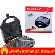 [New 2020] Máy Nướng Bánh Hotdog Tam Giác / Máy làm bánh Hotdog Dụng cụ làm bánh Sokany phủ lớp men 