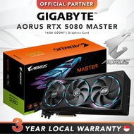 GIGABYTE AORUS GeForce RTX 5080 MASTER | 16GB GDDR7 | Graphics Card