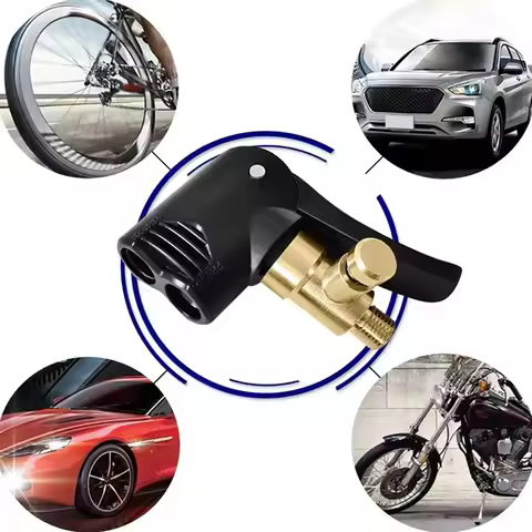 Tire Air Pump Connector Tire Inflator Hose Adapter No Air Leakage Air Compressor Pump Tire Chucks Fo
