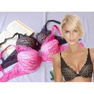 Wonderbra Women's Lace Underwire Bra Full Coverage Elegant Size 32B 36E - EWR